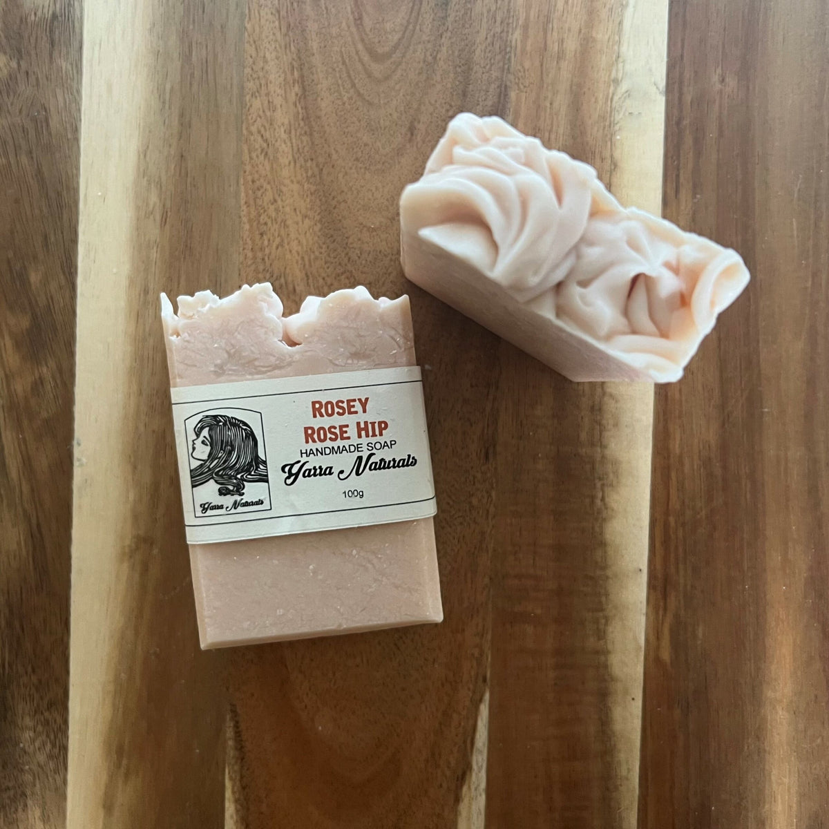ROSEY ROSEHIP BODY SOAP Yarra Natural Soaps Warbotanicals AU