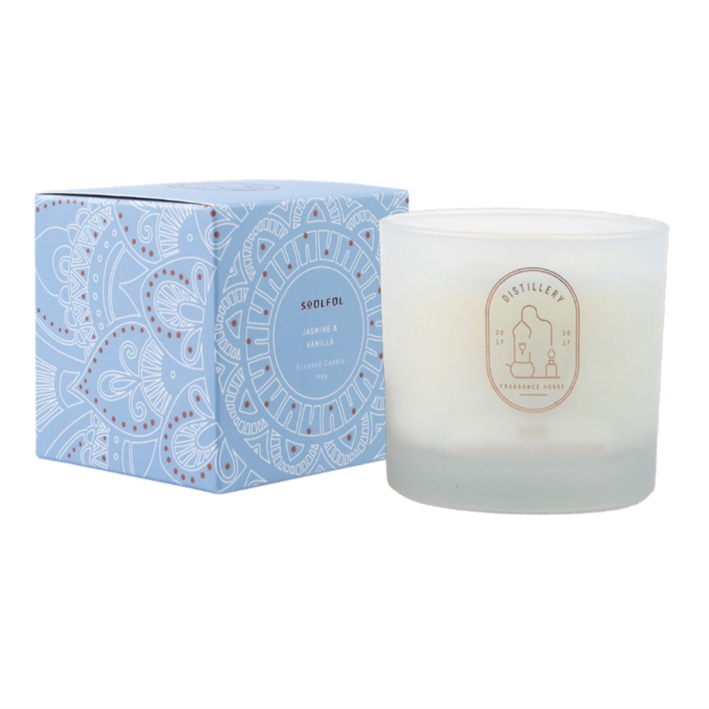 Distillery Fragrance House Soy Candle, SOULFUL (Jasmine and Vanilla)