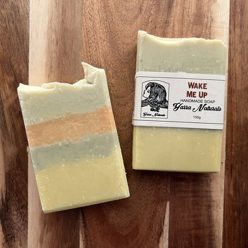 WAKE ME UP BODY SOAP – ESSENTIALS RANGE (100G) Yarra Natural Soap